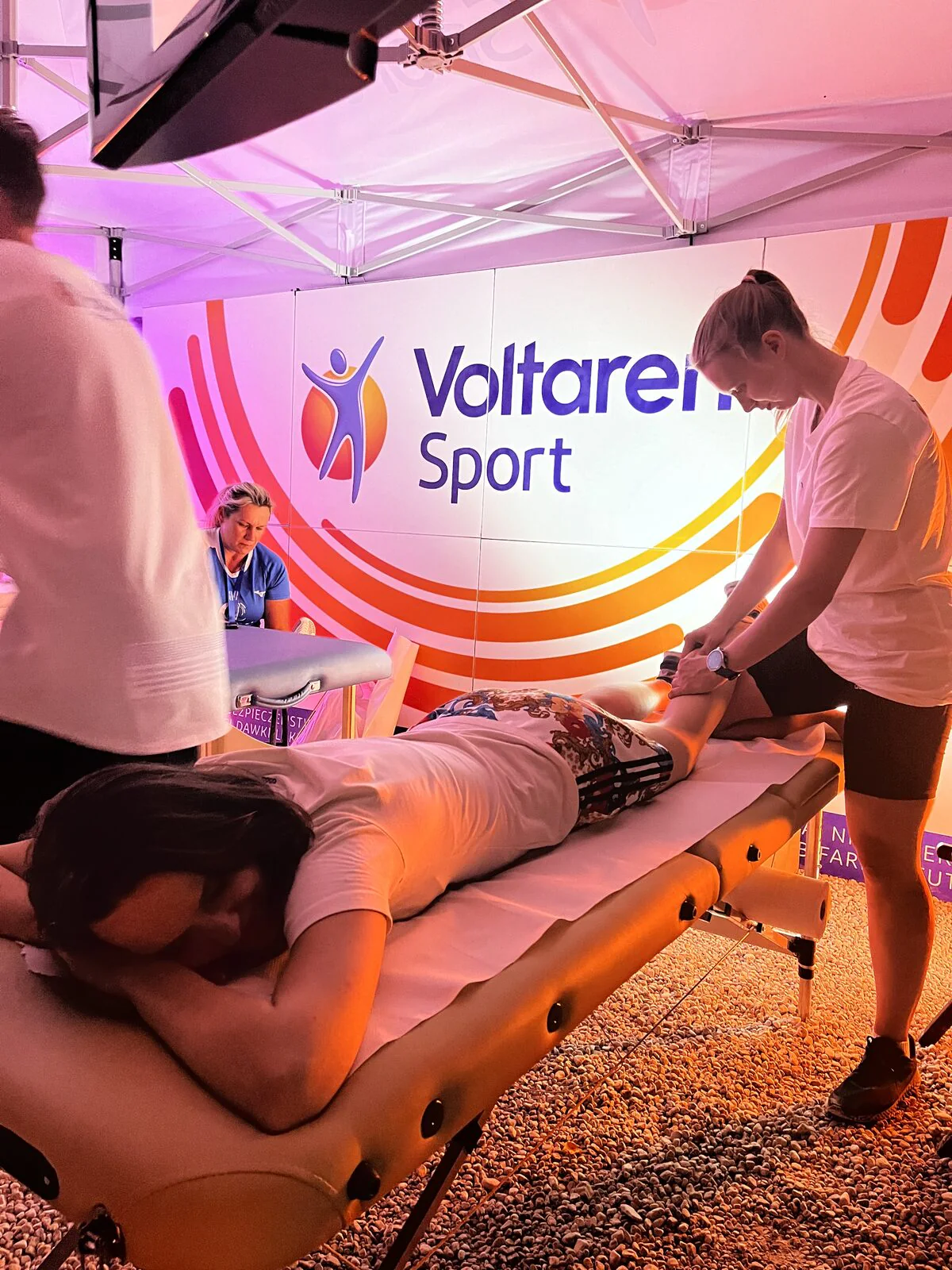 Physiotherapy support at the Praski Night Half Marathon